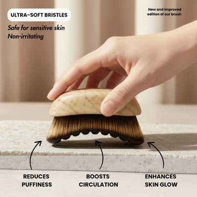 Lymphatic drainage brush