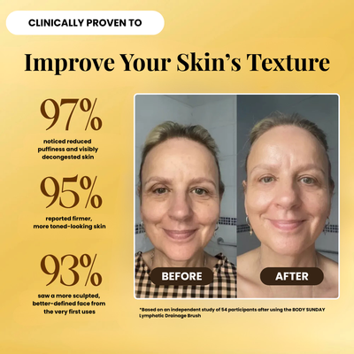 Lymphatic drainage brush