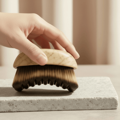 Lymphatic drainage brush