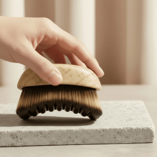 Lymphatic drainage brush